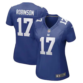 womens nike wandale robinson royal new york giants game pla